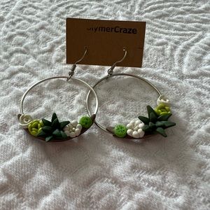 Succulent Earrings
